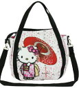 【送料無料】 サンリオキャラクターズ 和柄シリーズ 2wayショルダーバッグ桜和傘 ハローキティ キティちゃん キティ きてぃ かばん カバン 鞄 ハンドバッグ 斜め掛け 収納 アウトドア 雑貨 グッズ かわいい