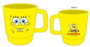 【送料無料】【スポンジボブ】【SpongeBob】プラスチックマグ【フェイス】【イエロー】【ボブ】【アニメ】【アメリカ】【USA】【アメキャラ】【マグ】【コップ...