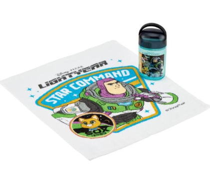 【送料無料】　　【日本製】　　ピクサーキャラクター　抗菌ケース付きおしぼりバズ・ライトイヤー　トイストーリー　ディズニー　映画　アニメ　おしぼり　お手拭　遠足　アウトドア　子供　キッズ　雑貨　グッズ　かわいい　TE