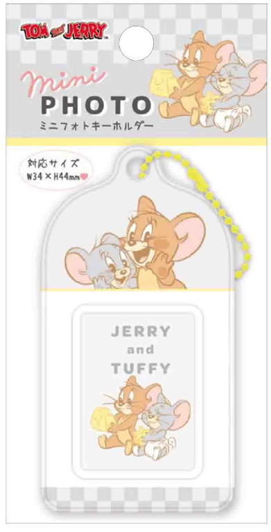 【送料無料】【トムとジェリー】【Tom and Jerry】ミニフォトキーホルダー【むぎゅっと】【トム】【ジェリー】【ワーナー】【アニメ】【推し活】【カード入れ】【写真】【フォト】【収納】【キーリング】【キーホルダー】【チャーム】【雑貨】【グッズ】【かわいい】