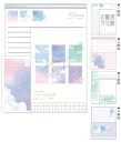 【日本製】【オリジナル】ソーメニーレターセット【SORAIRO GRAPH】【雲】【空】【レター】【手紙】【お手紙】【便箋】【文房具】【雑貨】【グッズ】【かわいい】