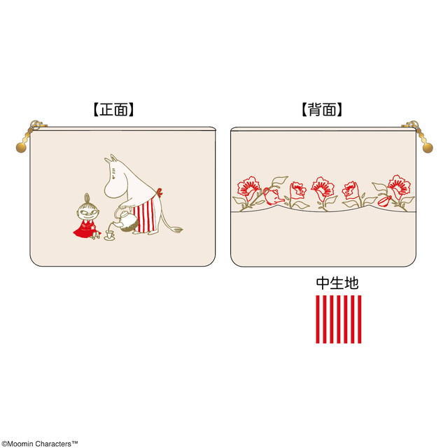 【送料無料】 MOOMIN ムーミン ティッシュケース付きポーチママズティーパーティー ミイ リトルミイ アニメ 絵本 ポーチ ケース 小物入れ ティッシュ入...