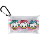 【送料無料】 ディズニーキャラクター クリアマルチケースレトロ ヒューイ・デューイ・ルーイ ケース ポーチ 小物入れ 小銭入れ コインケース 収納 子供 キ...