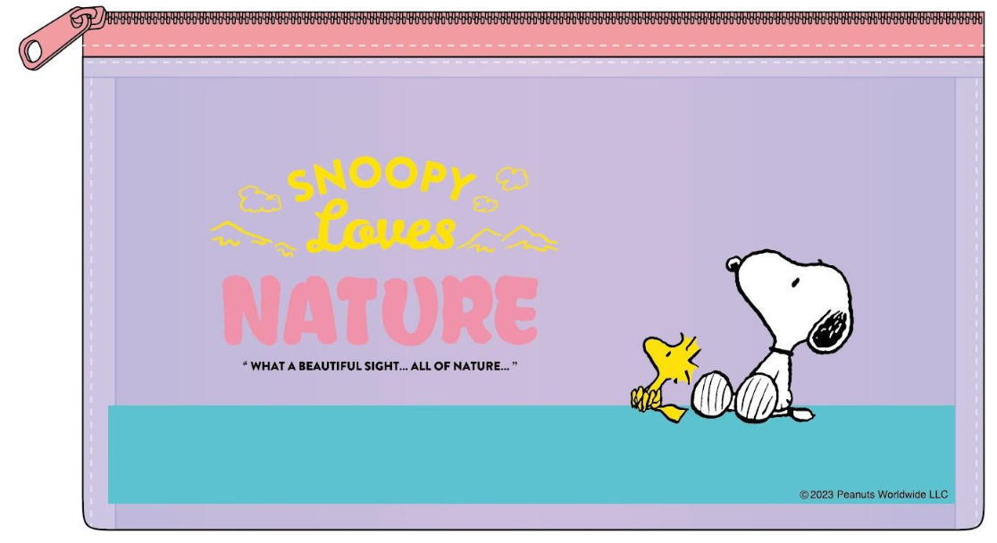 スヌーピー 【送料無料】【スヌーピー】【SNOOPY】クリアフラットポーチ【パープル】【紫】【ピーナッツ】【ウッドストック】【すぬーぴー】【アニメ】【キャラクター】【ポーチ】【ケース】【ペン入れ】【筆箱】【収納】【文房具】【学校】【勉強】【雑貨】【グッズ】【かわいい】