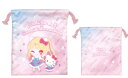 【送料無料】【推しの子×サンリオキャラクターズ】巾着【ルビー・ハローキティ】【コラボ】【ポーチ】【ケース】【小物入れ】【袋】【きんちゃく】【収納】【子供】【キッズ】【雑貨】【グッズ】【かわいい】