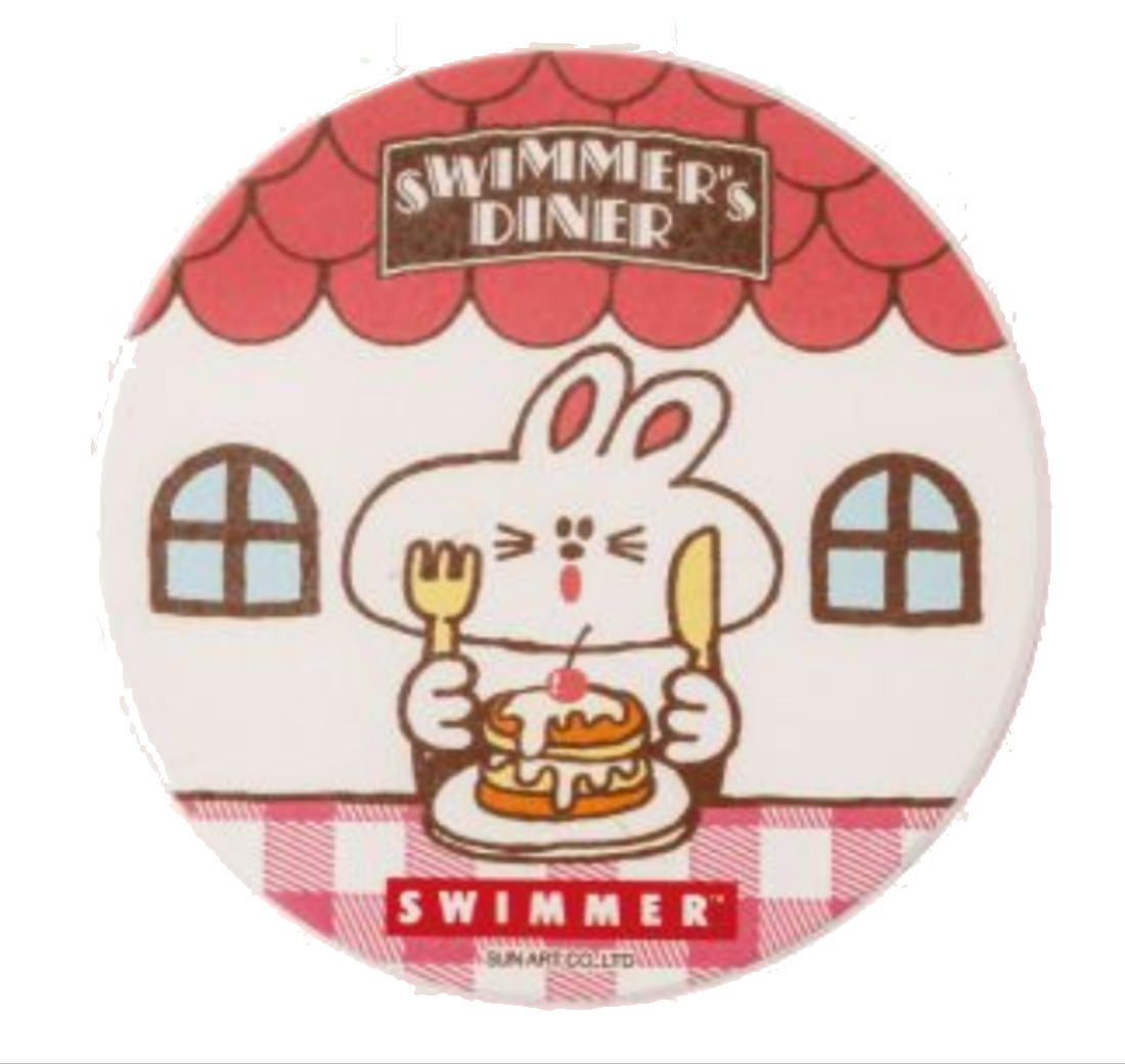 SWIMMER　スイマー　吸水コースターDINER　コースター　コップ置き　キッチン　食事　雑貨　グッズ　かわいい