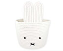 【miffy】【ミッフィー】ロープバスケット【M】【ノーマル】【ウサギ】【ミッフィーちゃん】【ディック・ブルーナ】【絵本】【アニメ】【かご】【カゴ】【収納】【整理】【小物入れ】【入れ物】【インテリア】【雑貨】【グッズ】【かわいい】