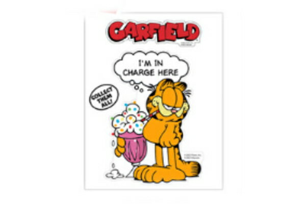 【送料無料】　アメリカン雑貨　ステッカーGF-00017-2　ガーフィールド　アニメ　アメリカ　USA　アメ..