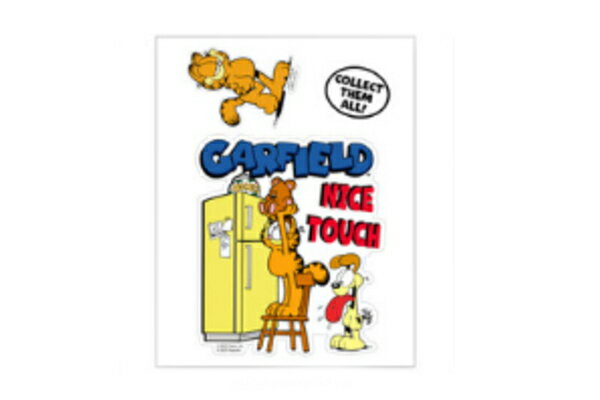 【送料無料】　アメリカン雑貨　ステッカーGF-00017-6　ガーフィールド　アニメ　アメリカ　USA　アメ..
