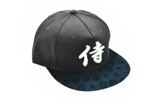 【オリジナル】文字刺繍フラットCAP【侍】【ブラック】【黒】【キャップ】【帽子】【ファッション】【レディース】【女性】【メンズ】【男性】【男女兼用】【雑貨】【グッズ】【かわいい】