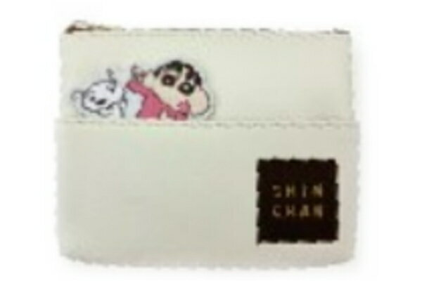 【送料無料】 クレヨンしんちゃん ひょっこり刺繍ティッシュポーチベージュ 茶 しんのすけ テレビ アニメ 漫画 映画 ポーチ ケース 小物入れ メイク 化粧 コ...