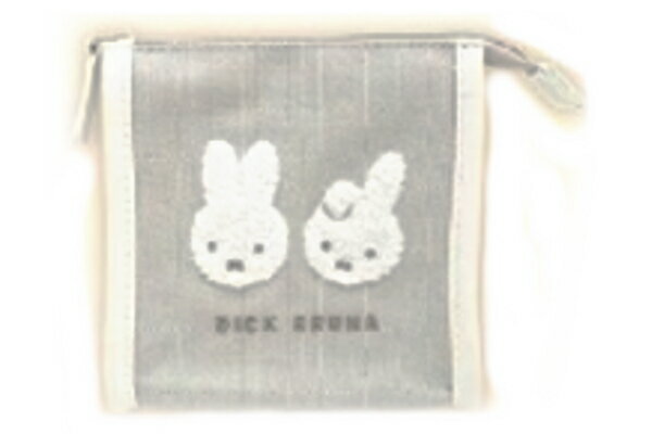 【送料無料】　miffy　ミッフィー　フェイスサガラシリーズ　ミニポーチミッフィーとダーン　ウサギ　..