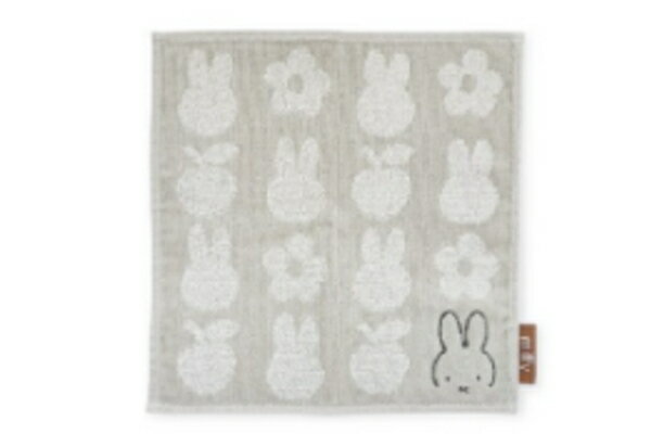 【送料無料】 miffy ミッフィー シルエットハンカチグレー ウサギ ディック・ブルーナ 絵本 アニメ タオル たおる ハンドタオル ミニタオル 雑貨 グッズ...