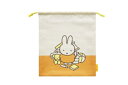 【送料無料】【miffy】【ミッフィー】巾着【大】【オレンジ】 【ミッフィーちゃん】【ディック・ブルーナ】【絵本】【アニメ】【ポーチ】【ケース】【小物入れ】【きんちゃく】【袋】【収納】【アウトドア】【子供】【キッズ】【雑貨】【グッズ】【かわいい】