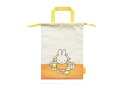 【送料無料】【miffy】【ミッフィー】持ち手付き巾着【オレンジ】 【ミッフィーちゃん】【ディック・ブルーナ】【アニメ】【ポーチ】【ケース】【小物入れ】【きんち...