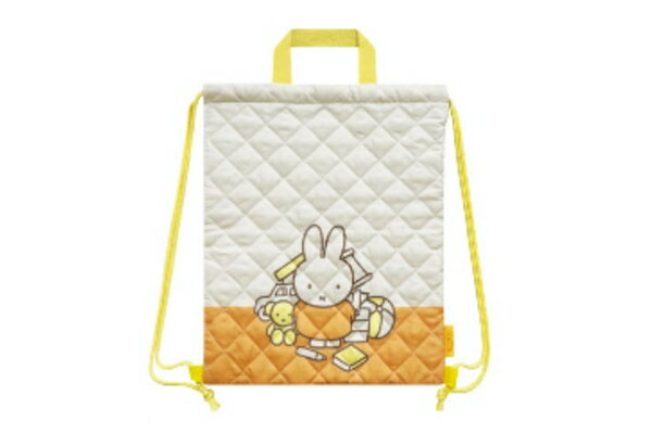 【送料無料】【miffy】【ミッフィー】キルトナップサック【オレンジ】 【ミッフィーちゃん】【ディック・ブルーナ】【絵本】【アニメ】【バッグ】【カバン】【鞄】【収納】【学校】【キッズ】【子供】【雑貨】【グッズ】【かわいい】