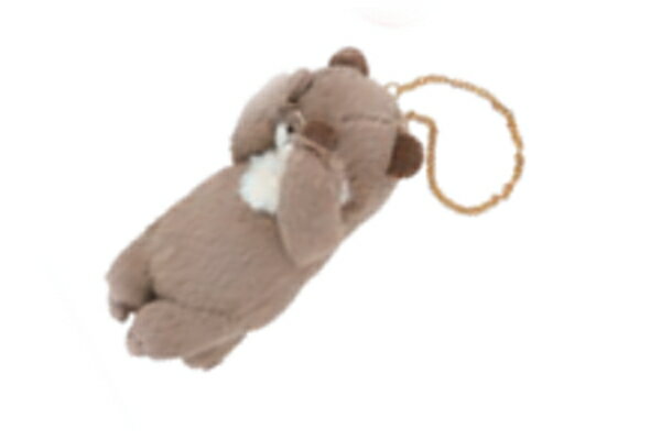 【送料無料】　　オリジナル　くびねっこ　マスコットカワウソ　動物　アニマル　キーホルダー　キーリ..