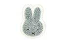 【miffy】【ミッフィー】サガラバッジ【グレー】【ウサギ】【ディック・ブルーナ】【アニメ】【ワッペン】【アイロンパッチ】【アップリケ】【雑貨】【グッズ】【かわいい】(3)