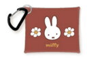 miffy ミッフィー ストロベリーアンドチョコレートシリーズ クリアマルチケースSS ブラウン 茶 ウサギ ディック・ブルーナ アニメ ポーチ ケース 小物入...