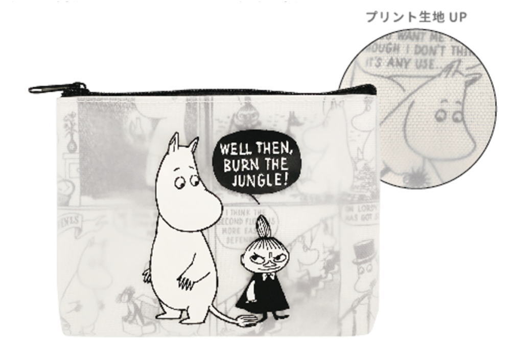 【送料無料】 ムーミン Moomin ティッシュポーチシンプルコミック ミイ リトルミイ アニメ 絵本 キャラクター ポーチ ケース 小物入れ メイク 化粧 コ...