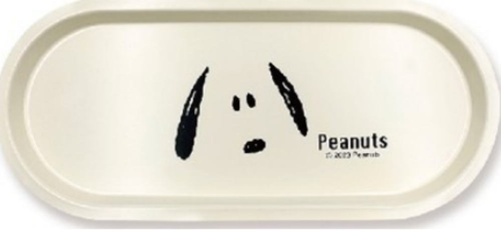 【送料無料】　スヌーピー　SNOOPY　トレー小判フェイス　ピーナッツ　ウッドストック　すぬーぴー　トレイ　お盆　食事　食器　キッチン　雑貨　グッズ　かわいい