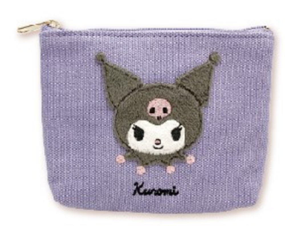 【送料無料】 サンリオキャラクターズ ふわふわワッペンシリーズ ティッシュポーチクロミ くろみ ポーチ ケース 小物入れ 収納 メイク 化粧 コスメ 雑貨 グッ...