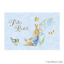 【送料無料】【ピーターラビット】【Peter Rabbit】 ポストカード【ブルー】【青】【Simple flower】【キャロット】【絵本】【アニメ】【映画】...