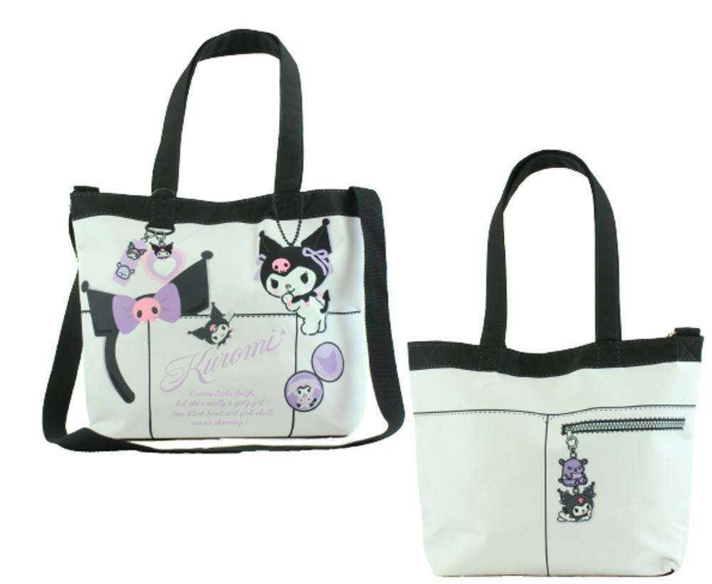 【送料無料】　　サンリオキャラクターズ　2wayショルダーバッグだまし絵　クロミ　かばん　カバン　鞄..