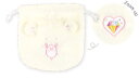 【送料無料】 ケアベア CAREBEARS ぬいぐるみ巾着スパークルハートベア ホワイト 白 クマ 動物 アニマル アメキャラ ポーチ ケース 小物入れ 袋 き...