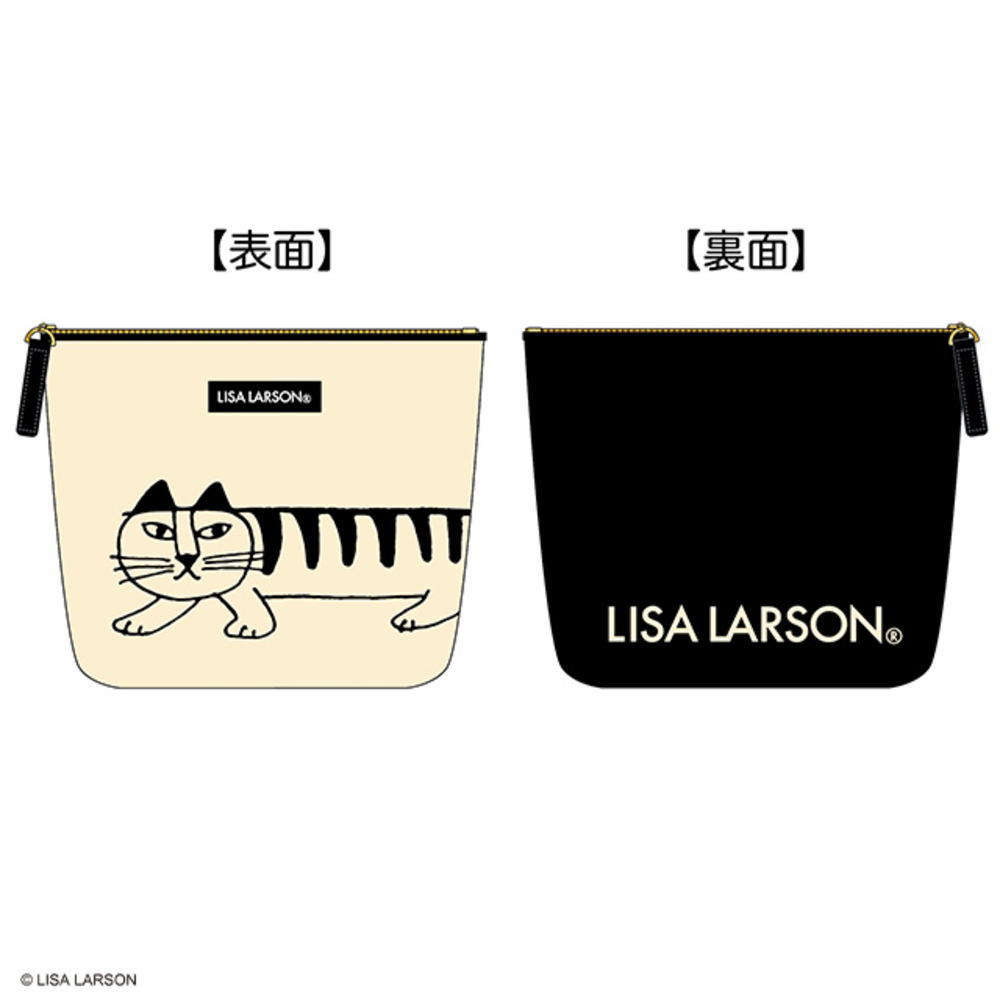 リサ・ラーソン 【LISA LARSON】【リサ・ラーソン】ポーチ【モノクロスパイキー】【マイキー】【ケース】【小物入れ】【収納】【メイク】【化粧】【コスメ】【雑貨】【グッズ】【かわいい】