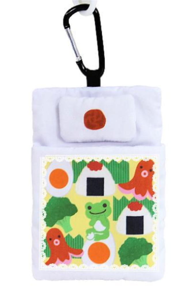 【送料無料】　かえるのピクルス　pickles the frog　マスコット用カラビナ布団お弁当柄　ぴくるす　か..