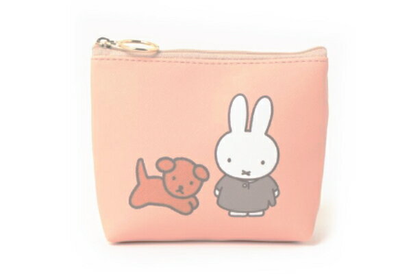 【送料無料】 miffy ミッフィー ティッシュポーチピンク×ベージュ ミッフィーアンドスナッフィー ディック・ブルーナ アニメ ポーチ ケース 小物入れ 収納...