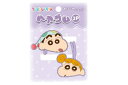 【クレヨンしんちゃん】ヘアゴム2P【パープル】【紫】【ひまわり】【しんのすけ】【アニメ】【漫画】【映画】【髪飾り】【ゴム】【ヘアアクセサリー】【ヘアアイテム】【...