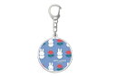 【送料無料】 【日本製】 miffy ミッフィー キーホルダーブルー 青 ミッフィーアンドローズ ウサギ ディック・ブルーナ キーリング チャーム 鍵 雑貨 グッズ かわいい