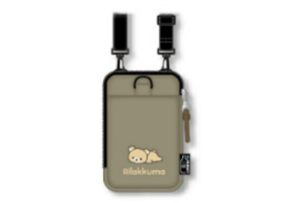 【送料無料】【リラックマ】マルチショルダーポーチ【ベージュ】【茶】【RE-PET】【りらっくま】【サンエックス】【くま】【ゆるキャラ】【RIRAKKUMA】【ケース】【かばん】【カバン】【鞄】【斜め掛け】【収納】【お出かけ】【アウトドア】【雑貨】【グッズ】【かわいい】