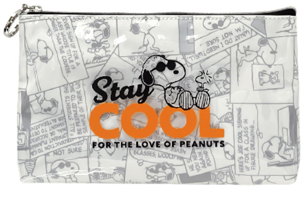 スヌーピー SNOOPY ティッシュポーチステイ クール ピーナッツ ウッドストック すぬーぴー アニメ キャラクター ポーチ ケース 小物入れ 収納 メイク ...