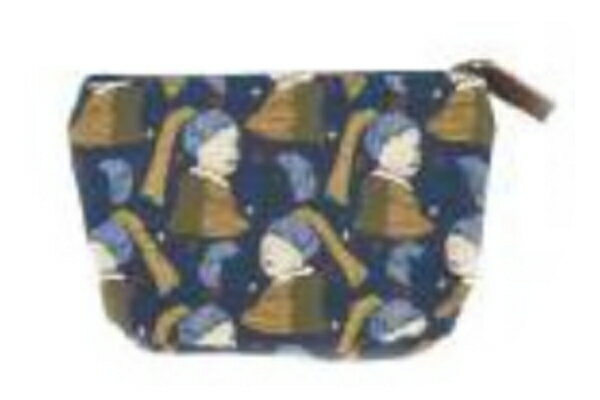 【送料無料】　オリジナル　舟形ポーチ真珠の耳飾りの少女　ファミリーアート　ポーチ　ケース　小物入..