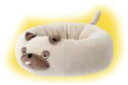 【オリジナル】マシュマロラウンドベッド【ハナ】【パグ】【犬】【フィールペット】【動物】【アニマル】【カゴ】【ペット用】【猫】【ハウス】【インテリア】【雑貨】【グ...