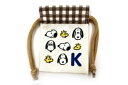 【スヌーピー】【SNOOPY】イニシャル豆巾着【K】【ピーナッツ】【ウッドストック】【すぬーぴー】【ポーチ】【ケース】【小物入れ】【収納】【袋】【きんちゃく】【子供】【キッズ】【雑貨】【グッズ】【かわいい】(4)