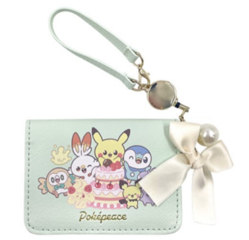 【ポケットモンスター】オープンパスケース【グリーン】【緑】【ポケピース】【ポケモン】【ゲーム】【アニメ】【映画】【ポーチ】【ケース】【カード入れ】【定期入れ】【収納】【子供】【キッズ】【雑貨】【グッズ】【かわいい】