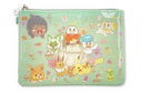 【送料無料】【ポケットモンスター】フラットポーチ【チラシ】【フラワー】【ピカチュウ】【ポケモン】【ゲーム】【アニメ】【映画】【ケース】【小物入れ】【収納】【文房具入れ】【ペン入れ】【筆箱】【メイク】【コスメ】【化粧】【雑貨】【グッズ】【かわいい】