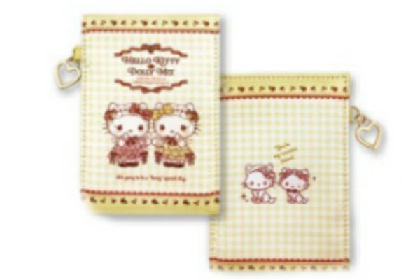 サンリオキャラクターズ 折りたたみミラーイエロー 黄色 ハローキティ×ドーリーミックス かがみ 鏡 折りたたみ コンパクト コスメ メイク 化粧 雑貨 グッズ ...