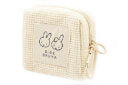 【送料無料】【miffy】【ミッフィー】【なかよしワッペンシリーズ】ミニポーチ【アイボリー】【ウサギ】 【ミッフィーちゃん】【ディック・ブルーナ】【アニメ】【ポ...
