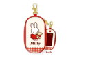 【送料無料】 miffy ミッフィー ギンガムシリーズ スマートキーケースレッド 赤 ウサギ ミッフィーちゃん ディック・ブルーナ アニメ ポーチ ケース 小物入れ 収納 鍵入れ 雑貨 グッズ かわいい