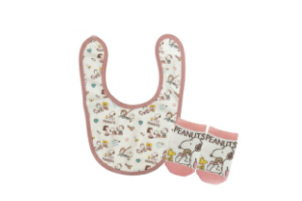 【スヌーピー】【SNOOPY】ベビーセット【パターン】【ベビーアート】【ピーナッツ】【ウッドストック】【すぬーぴー】【ビブ】【スタイ】【よだれかけ】【ソックス】【靴下】【赤ちゃん】【ベビー】【プレゼント】【祝い】【ギフト】【雑貨】【グッズ】【かわいい】