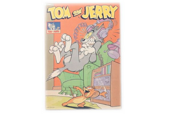 日本製　トムとジェリー　Tom and Jerry　ポスターステッカーびっくり　トム　ジェリー　ワーナー　アニメ　シール　文房具　インテリア　雑貨　グッズ　かわいい