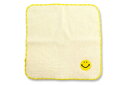 【送料無料】 おえかきさん ミニタオルイエロー 黄色 すまいる たおる ハンカチ ハンドタオル 子供 キッズ 雑貨 グッズ かわいい