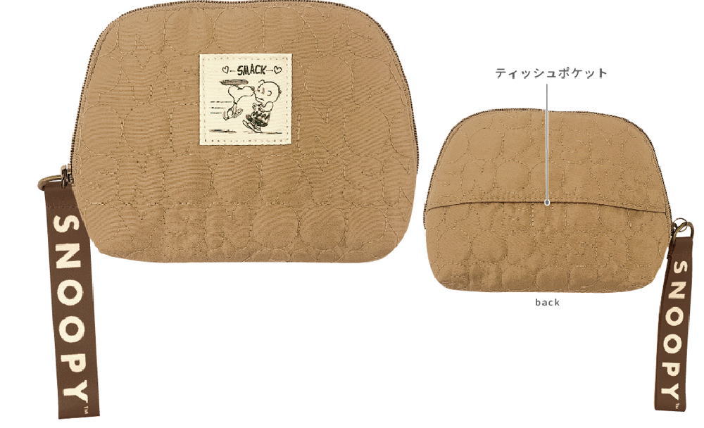スヌーピー SNOOPY ティッシュポーチSMACK SNOOPY ピーナッツ ウッドストック すぬーぴー アニメ キャラクター ポーチ ケース 小物入れ 収納...