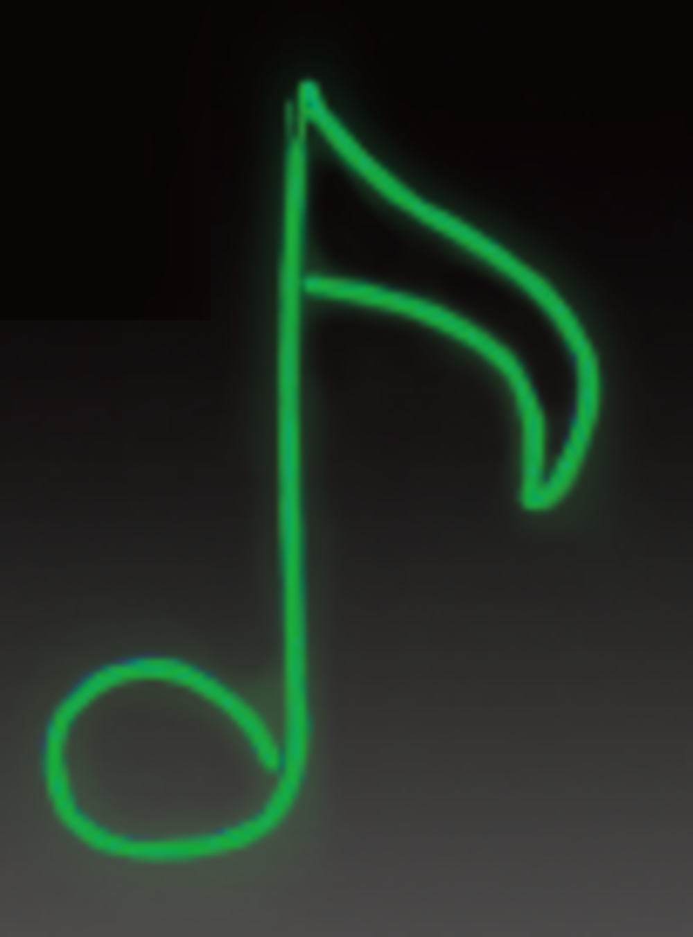 イルミネーション　LEDフレキシ音符大　8分音符　カラフル　モチーフ　きれい　美しい　光　冬　パーティー　イベント　クリスマス　ツリー　飾り　エコ　電飾　LED　野外　屋外　雑貨　グッズ　かわいい