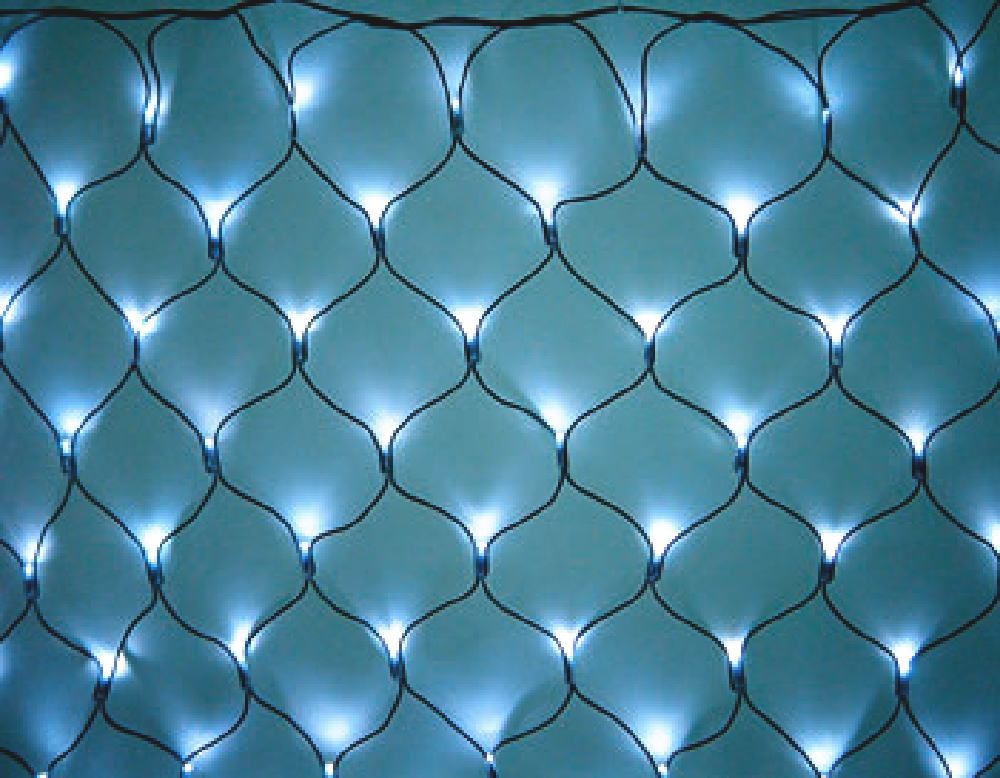 イルミネーション　ネットライト180球ホワイト　白　ブラックコード　きれい　美しい　光　冬　クリスマス　パーティー　イベント　飾り　エコ　電飾　野外　屋外　雑貨　グッズ　かわいい